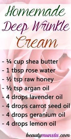 Homemade Lotion, Aging Cream, Deep Wrinkles, Skin Care Recipes, Natural Beauty Tips, Beauty Recipe