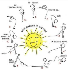 an image of how to do yoga for the sun