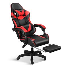 PRICES MAY VARY. Ergonomic Design for Superior Comfort: Experience unparalleled comfort with our gaming chair, designed with adjustable lumbar support, and neck pillow to promote a healthy posture during racing gaming sessions. High-Quality Materials: Experience unparalleled stability and support with our gaming chair, boasting robust metal legs as opposed to the conventional plastic. Our superior metal foundation ensures durability and strength. Retractable Footrest: Elevate your gaming experie Gamer Chair, Swivel Recliner Chairs, Adjustable Chairs, Gaming Office, Swivel Recliner, Inbox Zero, Swivel Office Chair, Leather Desk, Swivel Seating