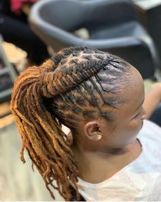 25 Impressive Flat Twist Loc Styles For A Unique Look Twist Loc Styles, Loc Ponytails, Twist Locs, A High Ponytail, Hair Like Wool, Dreads Styles For Women, Flat Twist Hairstyles