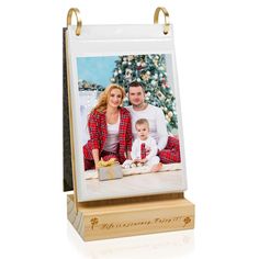 PRICES MAY VARY. 🍀 4x6 Photo Album：Vertical Display Photos. The pvc inner pockets size: 6.5x4.7 inch; compatible with 4x6 pictures. It can hold 60pcs of 4x6 photos in total, it contains 30 individual pages with 2 photos per page. 🍀4x6 Desktop Photo Album: The wooden support ensures that the frame stays firmly on the desktop; Experience the luxury of the ZEEYUAN Flip Photo Album on Stand, designed to showcase your favorite 4x6 inch pictures. It's a perfect addition to any home or office decor. 🍀 Multi-purpose : 2 ways to use, it can stand on the desktop as a photo frame; You can also take out the support plate at the bottom and use it as a photo album, which can be carried around. Your pictures and precious memories will be preserved in this special photo album. 🍀 Double-side Displaying Christmas Bookshelf, Gifts For Thanksgiving, Flip Photo, Polaroid Photo Album, Desktop Photos, Unique Photo Gifts, Display Photos, Picture Gifts, Polaroid Photos