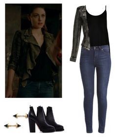 Tvd Inspired Outfits, Hayley Marshall Outfit, Originals Outfits, Tvd Outfits, Hailey Marshall, Ruffle Tops Outfit, Tv Characters Outfits, Diamond Clothing, Vampire Diaries Outfits