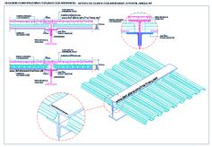 an architectural drawing shows the details of a roof and how it would be used to build a house