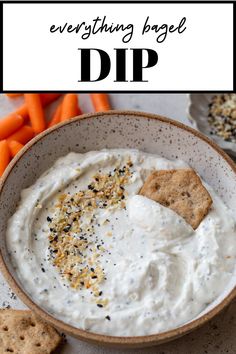 This Healthy Everything Bagel Dip will quickly become your new favorite appetizer. Made with only 4 ingredients -- cottage cheese, yogurt, cream cheese, and bagel seasoning -- it tastes like an everything bagel with cream cheese, but in dip form!