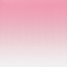 a pink and white background with halftone dots