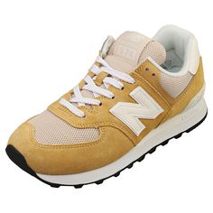 Redefine everyday style with the iconic New Balance 574. This timeless silhouette blends premium suede and breathable textile for a comfortable yet sophisticated look. The classic tan white color scheme adds versatility to any outfit, while the lace-up closure ensures a secure and personalized fit. Experience superior comfort with plush textile linings and insoles, and durable rubber soles that conquer all terrains. The U574PBE is perfect for runners, walkers and everyday wear. Style: 574 Outer: Suede & Textile Lining: Textile Fastening: Lace-Up Sole: Rubber Colour: Tan White Sup. Ref.: U574PBE NOTICE FOR EU CUSTOMERS: YOU ARE RESPONSIBLE FOR IMPORT DUTIES AND VAT AT THE DESTINATION COUNTRY FOR ANY ORDERS ABOVE 150 EUROS Subscribe to Newsletter Mens Womens Kids Accessories Sale Brands LOW Fashion Trainers, White Color Scheme, Trainers Fashion, New Balance 574, Shoes Trainers, Sophisticated Look, Everyday Style, Kids Accessories, Color Scheme