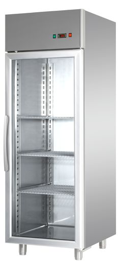 an empty refrigerator with the door open