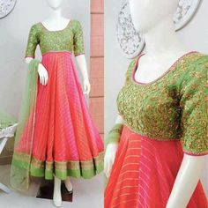 Anarkali Frock, Umbrella Dress, Long Gown Dress, Salwar Kamiz, Dress Neck Designs, Indian Gowns Dresses