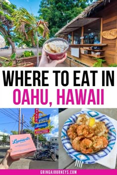 where to eat in oahuu, hawaii