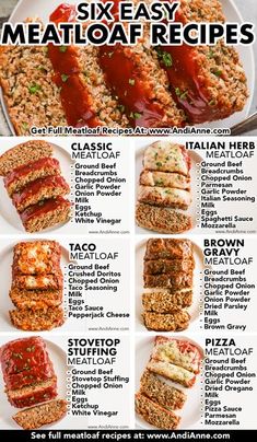 an image of meatloaf recipe poster