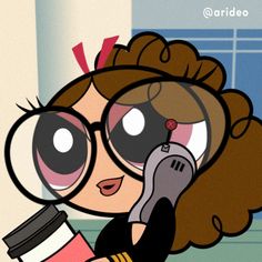 Curly Head Cartoon Characters, Baddie Cartoon Pfp Curly Hair, Black Cartoon Profile Pics Curly Hair, Curly Cartoon Character, Curly Hair Icons Cartoon, Pfp Curly Hair Cartoon, Latina Cartoon Characters, Curly Hair Cartoon Pfp