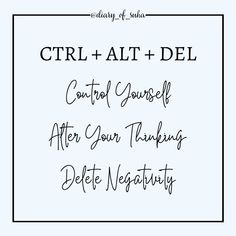 the words ctrl and altt del are in black ink