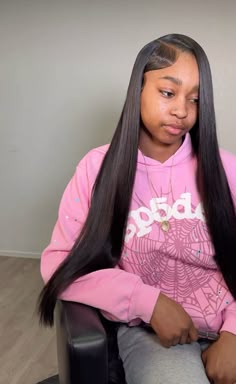 Cute Hairstyles For Braids, Quick Weave Ideas, Hair Mood Board, Hairstyles For Braids, Dyed Hairstyles, Weave Ideas, Senior Things, Straight Weave, Straight Weave Hairstyles