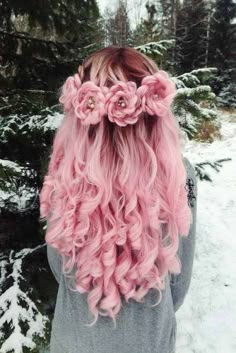 Rose Braid, Hair Winter, Hair Dye Colors, Rainbow Hair, Cool Hair Color, Grunge Hair, Insta Posts