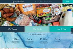 an image of the website for food and drink company, which is selling products to customers