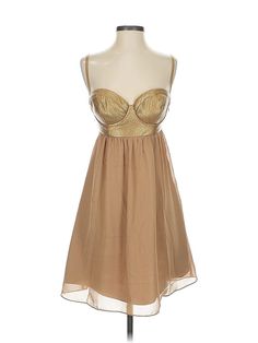 Guess Cocktail Dress Size: 5 Tan Dresses - used. 100% POLYESTER, Bridesmaid, Sweetheart, Short, Sleeveless | Guess Cocktail Dress - Bridesmaid: Tan Dresses - Used - Size 5 Tan Dresses, Dress Bridesmaid, Cocktail Dress, Women Handbags, Bridesmaid Dresses, Womens Dresses, Handbags, Dresses, Clothes