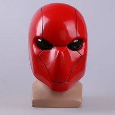 Red Hood Mask Adult Batman Wayne Cosplay Full Head Helmet Pvc Full Head Mask Novelty Masks For Halloween Cosplay, Novelty Masks For Cosplay And Halloween, Themed Masks For Cosplay Events, Novelty Costume Masks For Cosplay Events, Themed Costume Mask For Cosplay Events, Themed Costume Masks For Cosplay Events, Red Themed Cosplay Masks, Red Themed Masks For Cosplay, Themed Red Masks For Cosplay