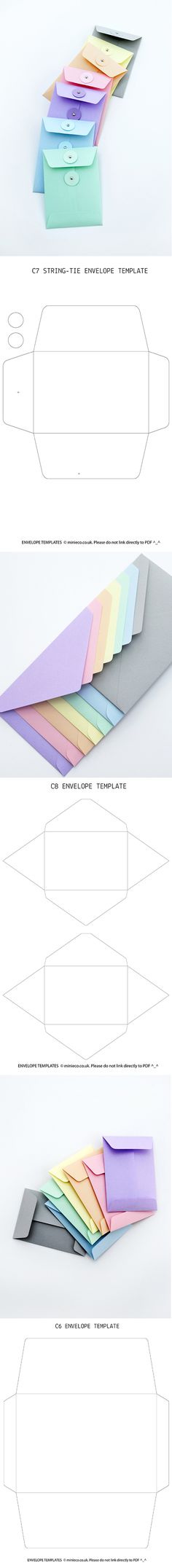 three different types of paper stacked on top of each other with the same color scheme