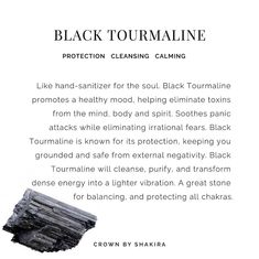 We sanitize our hands, why not sanitize our energy! Black Tourmaline will do the trick! Balancing and harmonizing the chakras; while… Crystal Business, Spell Casting, Irrational Fear, The Chakras, Spell Cast, Our Energy, Types Of Crystals, Witchy Stuff