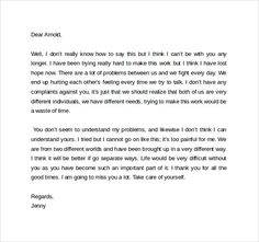 a letter to someone about their work