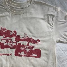 Western Vintage Tshirts, Vintage Apparel Design, Cool Oversized Shirts, Fun Shirts For Women, F1 Graphic Tee, Vintage F1 Merch, Street Wear Tops, Print For T-shirt, Where To Get Graphic Tees