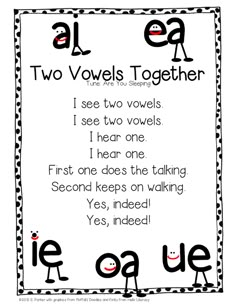 two voels together with the words i see two voels in black and white