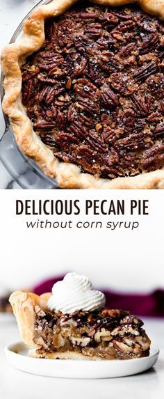 delicious pecan pie without corn syrup