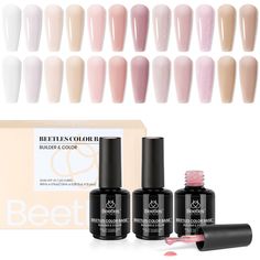 PRICES MAY VARY. Can be used both as a color gel and base gel: Beetles Color Base Nude Gel Nail Polish has both color gel and base coat functions. You can apply our color base directly to your nails without using the base coat and enjoy the effect of long-lasting and nail protection. It reduces your operating procedures and makes your Manicure journey easier and faster. Our color base gel polish is great for beginners and reduces your devotion cost on purchasing function gel. Can be used as a bu Nail Polish Neutral, Gel Polish Pink, Nude Gel Polish, Peach Nail Polish, Subtle Nail Art, Nails Inspiration Spring, Color For Nails, Peach Nails, Nude Nail Polish