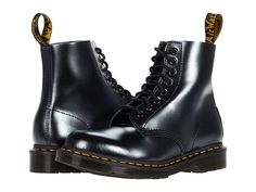 Summer Shopping List, Dr Martens 1460 Pascal, Combat Boots Men, Yellow Heels, Cute Nikes, Hot Shoes, Silver Shoes, Goodyear Welt, Dr. Martens Boots