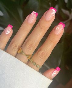 Summer Nail 2024 Trends French, Unghie Sfumate, Baby Rosa, Smink Inspiration, Simple Gel Nails, Summery Nails, Work Nails, Coat White