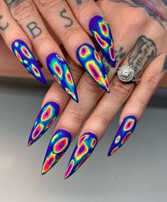 Map Nails, Thermal Nails, Nails Care, Retro Nails, Best Nails, Heat Map, Pretty Nail Designs, Nails Desing