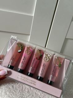 Lip Gloss Collection Aesthetic, Aesthetic Victoria Secret, Girly Gifts Ideas, Soft Girl Makeup, Alkaram Studio