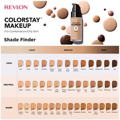 Ivory Color Combinations, Complexion Color, Revlon Colorstay Foundation, Oily Skin Makeup, Foundation Swatches, Best Coconut Oil, Makeup You Need, Foundation For Oily Skin