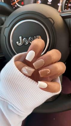 Unghie Sfumate, Simple Fall Nails, Fall Gel Nails