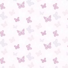 pink butterflies on a white background for wallpaper or fabric, with space for text