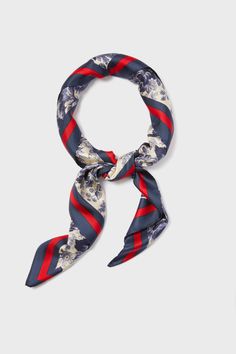 Stonewash Cypress Toile Medium Silk Scarf | Tuckernuck Accessories Stunning Style, Wearing Red, Contrast Trim, Silk Scarf, Spring Summer Fashion, Spice Things Up, Spring Fashion, Shawl, Custom Print