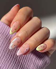 Biab Nail, Nails Styles, Mani Ideas, Nails Arts, Nagel Tips, Aesthetic Nails, Easy Nails, Dope Nail Designs