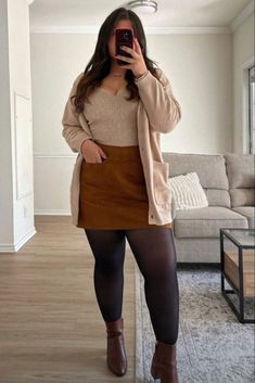 Plus Size Winter Outfits, Plus Size Fall Outfit, Plus Size Fall Fashion, Look Plus Size, Outfits Fall, Outfits For Women