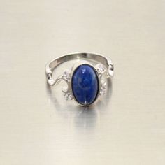 The Vampire Diaries Elena's Daylight ring Lapis Lazuil Ring 925 Sterling Silver | eBay Elena's Daylight Ring, Elenas Ring, Elena Daylight Ring, Tvd Rings, Vampire Diaries Rings, Daylight Ring, Vampire Film, Gothic Ring, Supernatural Tv Show