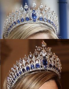 Crystal Crown Tiaras, Royal Crown Jewels, Royal Crowns, Beautiful Tiaras, Royal Tiaras, Fotografi Vintage, Crowns And Tiaras, Headpiece Jewelry