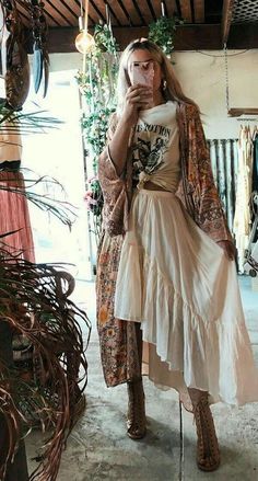 Hippie Chic Outfits, Looks Hippie, Look Hippie Chic, Boohoo Style, Moda Hippie, Look Boho Chic, Estilo Hippy, Mode Hippie, 70s Inspired Fashion