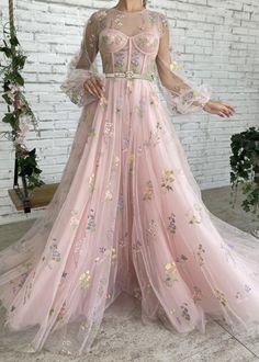 Goddess Prom Dress, Pastel Castle, Lace Prom Gown, Fairy Prom Dress, Teuta Matoshi, Corset Gown, Dresses Dinner Party, Dresses Dinner, Prom Dress Ideas