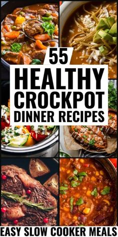 25 healthy crockpot dinner recipes that are easy to make and delicious for the whole family