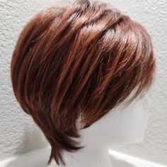 Gabor, Flexlite Mono Acrylic, Heat Resistant, Synthetic, Highlighted, Layered Pixie Wig. Worn Only Once. Size Petite To Average Adjustable. Beautiful Vibrant Red And Copper Highlights, Mocha Undertones. Volume Where You Need It And A Beautiful Natural Neckline. Super Lightweight And Breathable Cap In Box. Indoor And Outdoor Sunlight Pictures To Show The True Beautiful And Full Richness Of This Wig Color. No More Red Hair Fading. This Wig Stays True To Color Year Round!! Sunlight Pictures, Pixie Color, Gabor Wigs, Layered Pixie, Pixie Wig, Copper Highlights, Wig Color, Vibrant Red, To Color