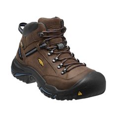 A tough and burly steel toe work boot packed with KEEN comfort features, the KEEN Utility� Braddock AL Mid Waterproof Steel Toe Work Boots for Men takes comfort into overtime. Combining a long-wearing leather upper with cushioning support where you need it and advanced comfort steel toe protection, the Braddock AL helps ensure your feet are not one of the frustrations you have to deal with on the job. Surrounding a hydrophobic/hydrophilic 2-zone comfort lining and KEEN.Dry waterproof/breathable Rugged Steel Toe Waterproof Boots For Safety, Rugged Impact-resistant Work Boots For Outdoor, Rugged Impact Resistant Work Boots For Outdoor, Rugged Waterproof Steel Toe Boots For Safety, Rugged Waterproof Boots With Steel Toe For Safety, Rugged Steel Toe Work Boots For Outdoor, Rugged Hiking Boots With Reinforced Toe For Safety, Outdoor Work Boots With Reinforced Snip Toe, Rugged Slip-resistant Waterproof Safety Boots