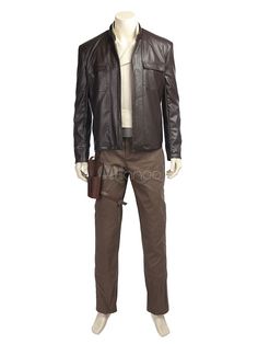 star wars the force awake han solo outfit cosplay costume for adult and child