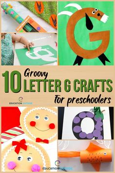 10 grooy letter g crafts for preschoolers that are fun and easy to make