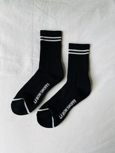 Boyfriend Socks Casual Black Summer Socks, Trendy Letter Print Cotton Socks, Trendy Cotton Letter Print Socks, Trendy Cotton Socks With Letter Print, Playful Black Cotton Socks, Sporty Cotton Socks With Letter Print, Comfortable Casual Socks, Casual Lightweight Comfortable Socks, Casual Cotton Letter Print Socks