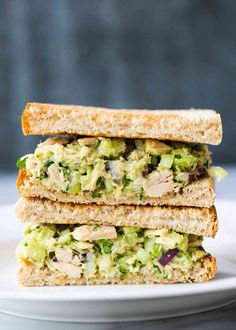 Avocado Tuna Salad Recipe Tuna Salad Avocado, Avocado Sandwich Recipes, Salad Art, Canned Tuna Recipes, Salads Recipes For Dinner