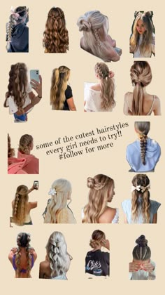 Literally Obsessed!! Casual Hairstyles For Long Hair, Hairstyle Examples, Easy Hairstyles For Thick Hair, Fall Hairstyles, Hair Inspiration Long, Cute Simple Hairstyles, Hairdos For Curly Hair, Hair Stylies, Hairdo For Long Hair